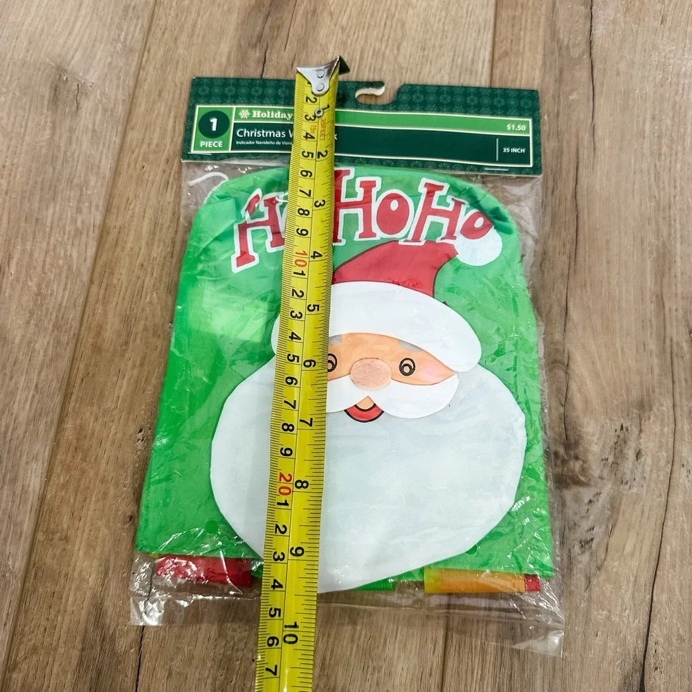 VTG New Holiday Time Christmas Santa Windsock Decor‎ 35